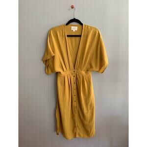 Lost & Wander Linen Wrap Dress